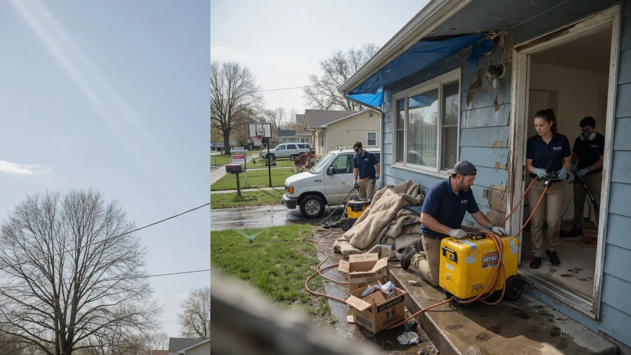 Basement Flood Cleanup in Trego, WI near me